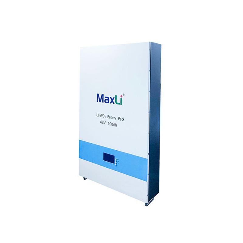 MaxLi  5kWh 48V100AH Powerwall mount LiFePO4 Battery